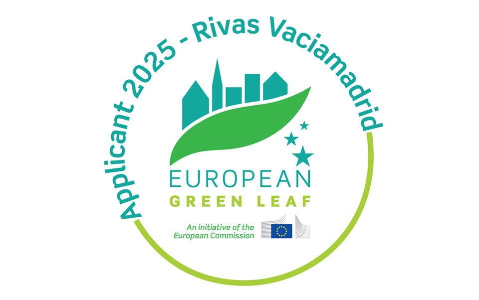 Logotipo de la candidatura de Rivas Vaciamadrid para Ciudad Verde Europea (fuente: Ayuntamiento de Rivas Vaciamadrid)